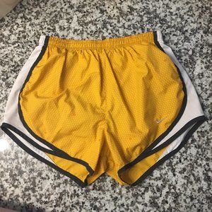 Orange Honeycomb Print Nike Tempo Running Shorts